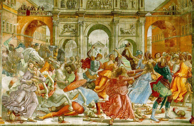 Domenico Ghirlandaio Slaughter of the Innocents   qqq oil painting picture